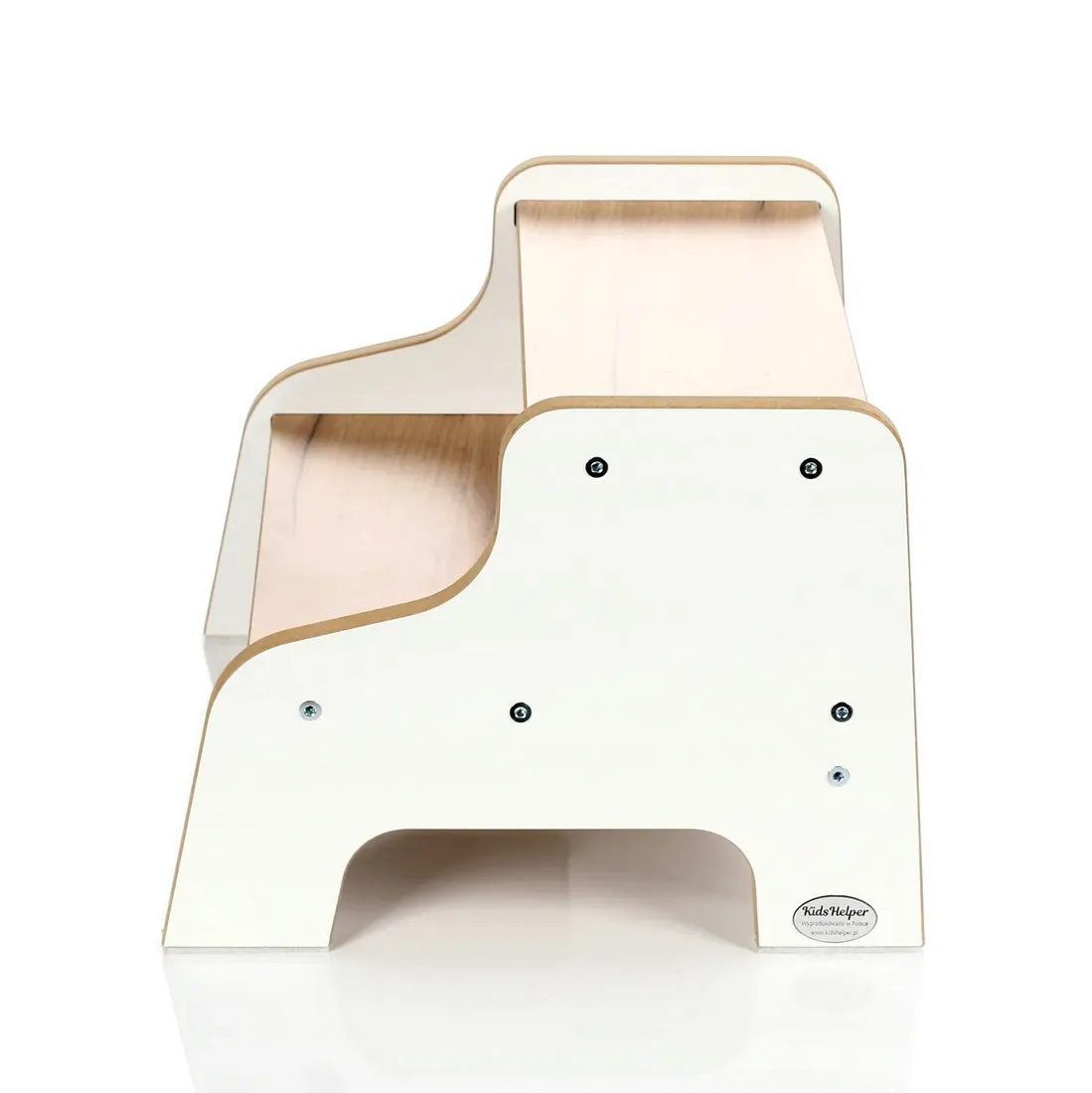 schodki-podest-podnozek-bialo-debowy-sc-310-stan-nowy