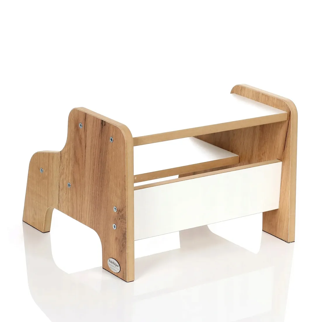 schodki-podest-podnozek-debowo-bialy-sc-310-stan-nowy