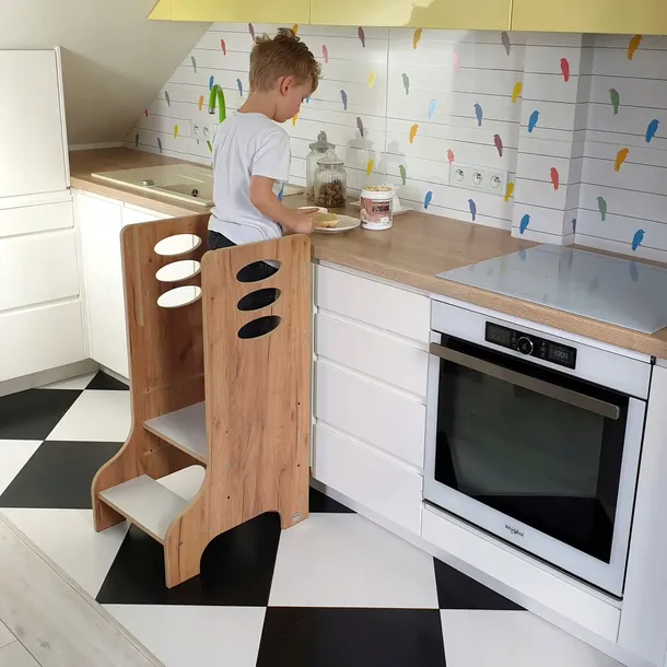 kitchen-helper-pomocnik-kuchenny-dab-bialy-kh-320-stan-nowy-marka-kids-helper