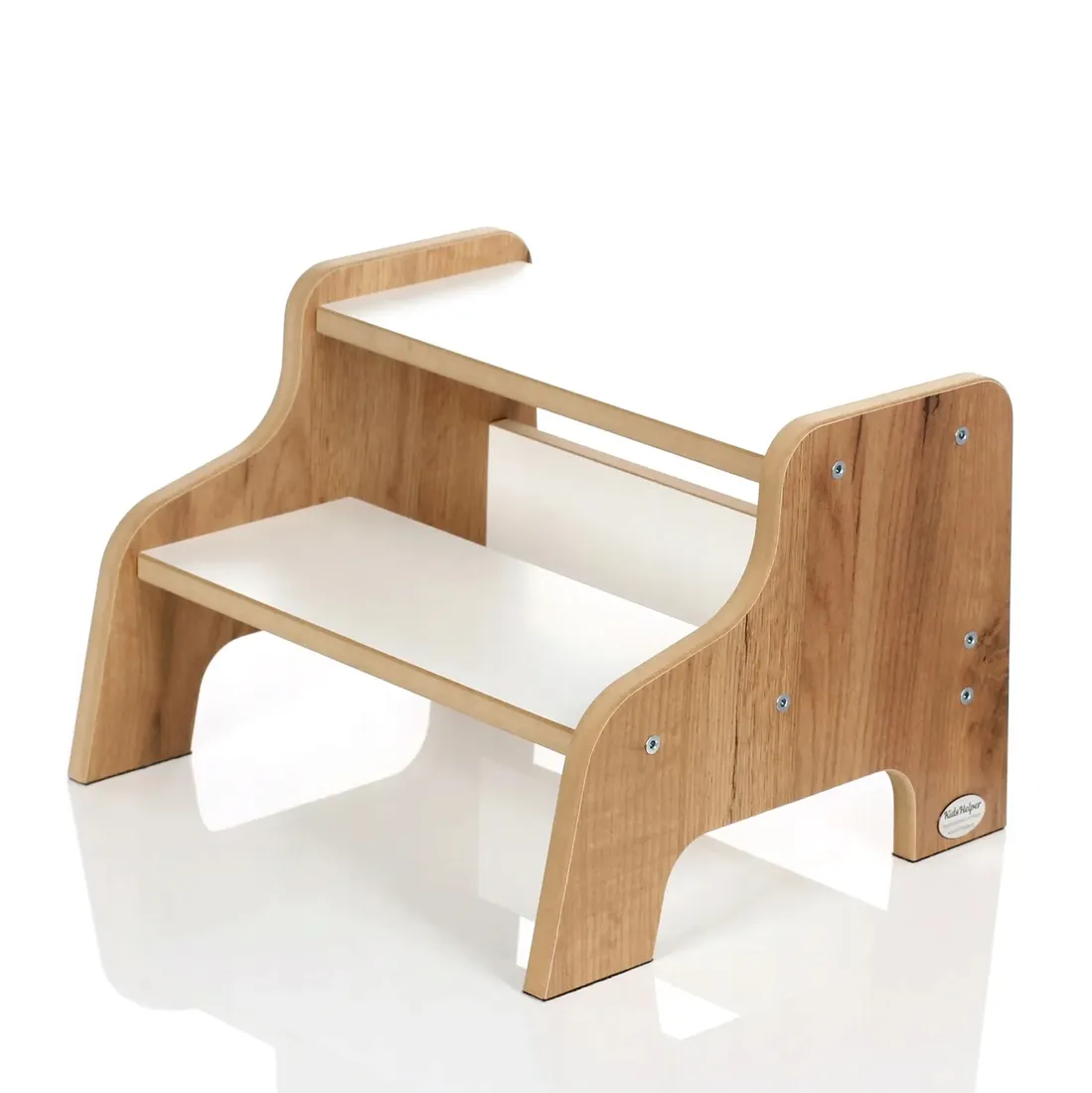 schodki-podest-podnozek-debowo-bialy-sc-310-stan-nowy