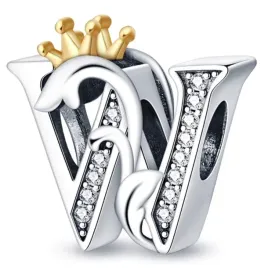 zawieszka-srebro-925-charms-koralik-korona-litera-w