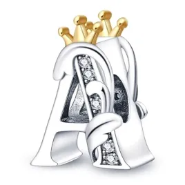 zawieszka-srebro-925-charms-koralik-korona-litera-a
