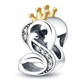 zawieszka-srebro-925-charms-koralik-korona-litera-s
