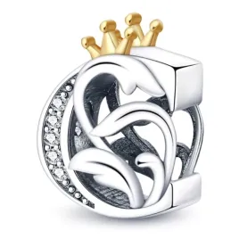zawieszka-srebro-925-charms-koralik-korona-litera-c