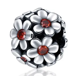 zawieszka-srebro-925-charms-koralik-kwiatki-stokrotki