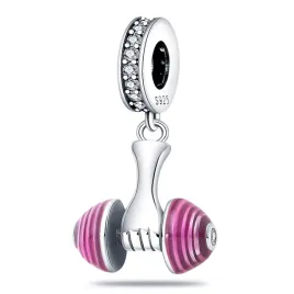 zawieszka-srebro-925-charms-koralik-rozowy-hantel-na-silownie
