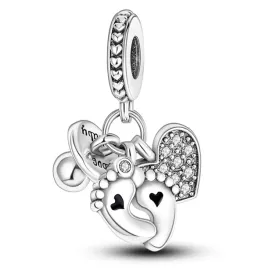 zawieszka-srebro-925-charms-koralik-serce-narodziny-dziecka-stopki