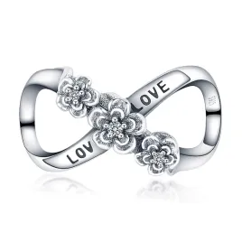 zawieszka-srebro-925-charms-koralik-znak-nieskonczonosci-milosc-kwiaty