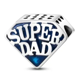 zawieszka-srebro-925-charms-koralik-super-dad-super-tata