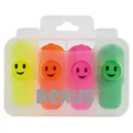 beniamin-rexus-mini-zakreslacze-4-sztuki-fluo-smieszne-buzki