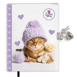 beniamin-rexus-sekretny-pamietnik-notes-z-klodka-dla-dziewczynki-kotek