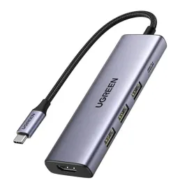 ugreen-hub-adapter-stacja-usb-c-do-3x-usb-hdmi-usb-c-hdmi-4k-30hz-pd-100w
