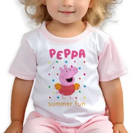 pizama-rozowa-dziecieca-do-szkoly-prezent-swinka-peppa-summer-time-wz-122