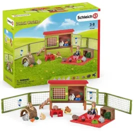 schleich-piknik-ze-zwierzetami-krolik-kotek-swinka-morska-oryginalny-zestaw
