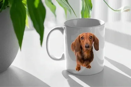 zestaw-poduszka-kubek-jamnik