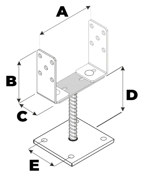 podstawa-slupa-regulowana-stopka-rw-80-120-ocynk-rodzaj-stalowe