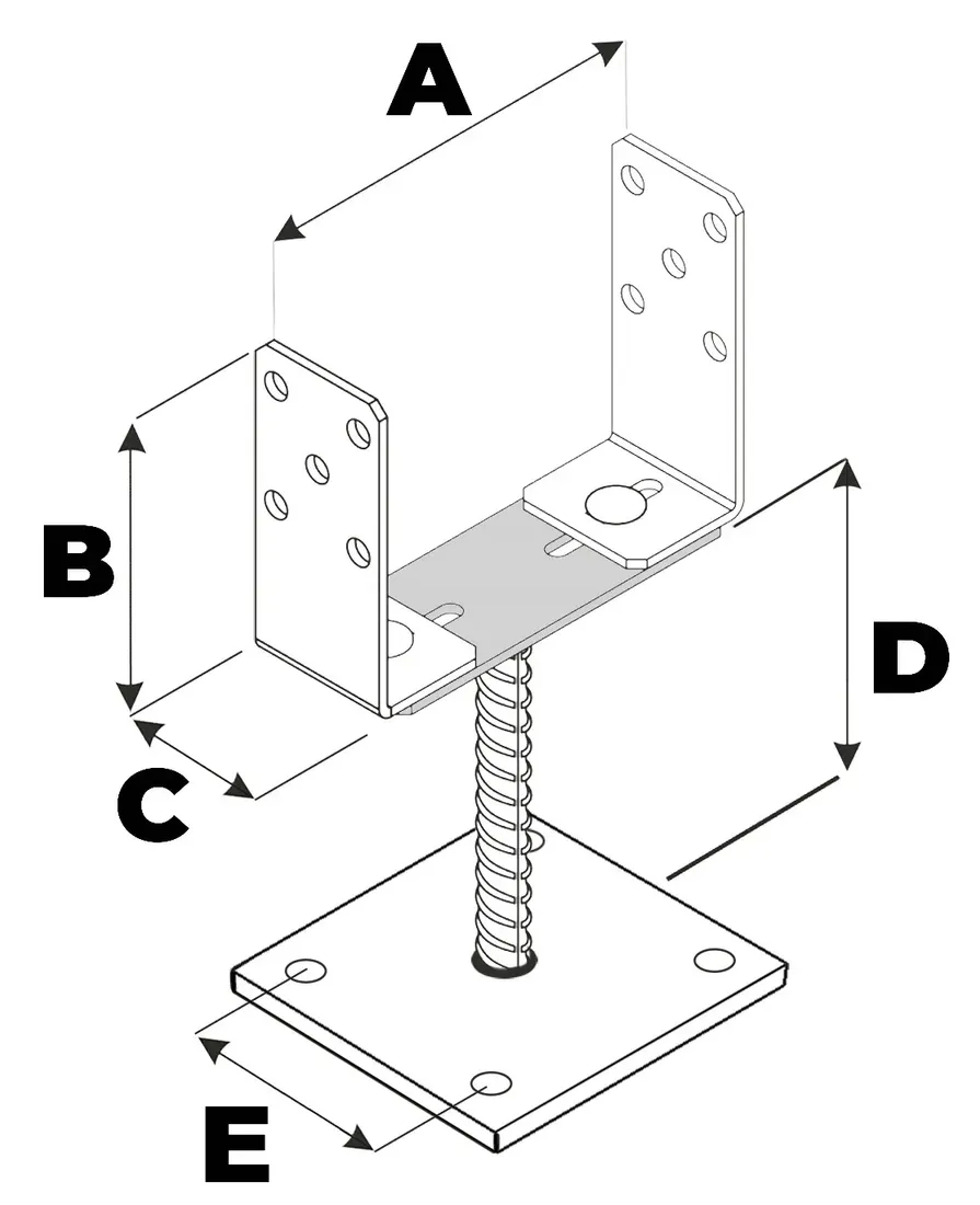 podstawa-slupa-regulowana-stopka-rw-80-120-ocynk-stan-nowy