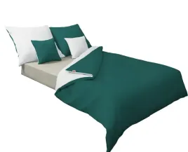 posciel-satynowa-140x200-double-face-zielen-i-popiel