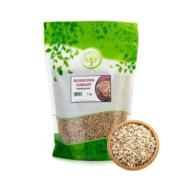 SŁONECZNIK ŁUSKANY 1 kg PESTKI SŁONECZNIKA AGNEX