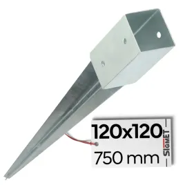 podstawa-slupa-wbijana-kotwa-120x120-750-mm-ocynk