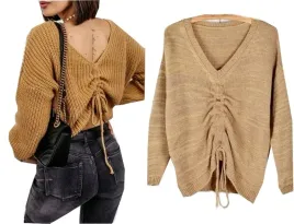 159-cieply-mily-sweter-ze-sciagaczem-dekolt-v