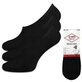 lee-cooper-baleriny-damskie-skarpetki-stopki-krotkie-czarne-3-pak