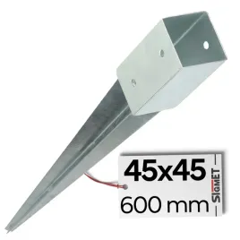 podstawa-slupa-wbijana-kotwa-45x45-600mm-do-altany-ocynk