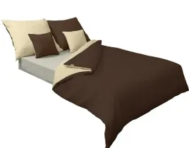 posciel-satynowa-220x200-double-face-krem-i-braz