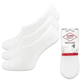 lee-cooper-baleriny-damskie-skarpetki-stopki-krotkie-biale-3-pak