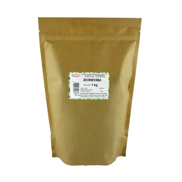 KURKUMA mielona PREMIUM min 3 % KURKUMINY 1kg