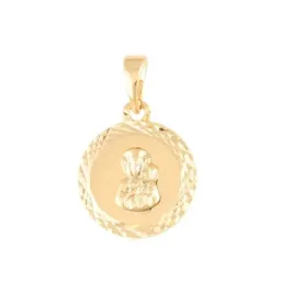 031-stal-chirurgiczna-zawieszka-zlota-medalik