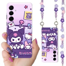 etui-fioletowe-koraliki-do-samsung-a55-5g-obudowa-kuromi-krolik-top-wzory
