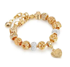 bransoletka-modulowa-charms-beads-zlote-serce