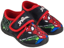 kapcie-chlopiece-28-spider-do-przedszkola-miekkie-cieple-17-cm