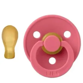 bibs-smoczek-kauczukowy-symetryczny-symmetrical-m-coral-6m-uspokajajacy