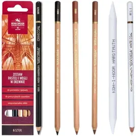 pastele-suche-i-wegle-w-drewnie-gioconda-koh-i-noor-6-sztuk-rozcieracz