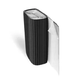 tasma-kominowa-olowiana-ryflowana-2d-300mm-ral-9005-czarna