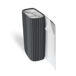 tasma-kominowa-olowiana-ryflowana-2d-300mm-ral-7021-grafit