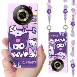 etui-fioletowe-koraliki-do-realme-11-pro-5g-case-kuromi-krolik-top-wzory