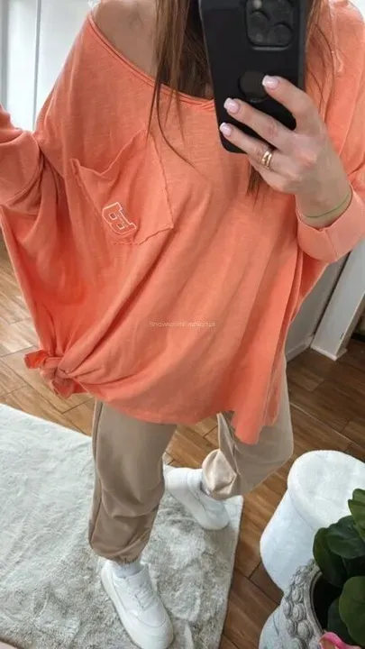 by-o-la-la-bluzka-basic-wezel-papaya-uni