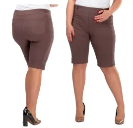 spodenki-dresowe-6xl-brazowe-kawowe-plus-size