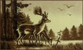 makatka-bezowy-dywan-na-sciane-jelenie-weltom-natura-120x200-cm