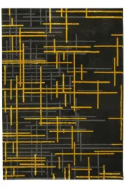 dywan-miekki-modny-elegancki-czarny-zloty-linie-pasy-festival-180x270-cm