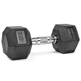 hantel-sztangielka-ciezarek-hex-staly-ciezar-ogumowany-powlekany-10kg