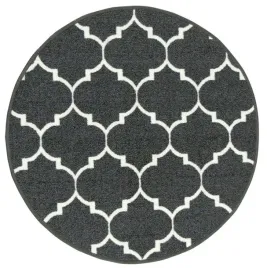 dywan-podgumowany-ciemno-szary-grafit-okragly-koniczyna-clover-sr-120-cm