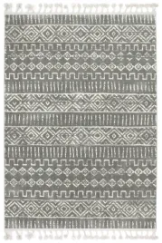 120x170-cm-szary-dywan-karof-aztecki-boho-romby-paski-zygzaki-z-fredzelkami