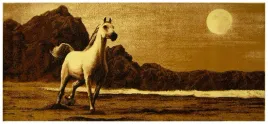 100x210-cm-makata-na-sciane-makatka-rumak-bezowa