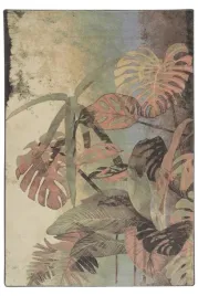 dywan-welniany-isfahan-liscie-monstera-elish-rozany-pastelowy-200x300-cm