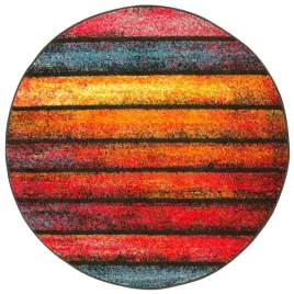 okragly-kolorowy-dywan-do-przedpokoju-pokoju-deski-pasy-rainbow-sr-80-cm