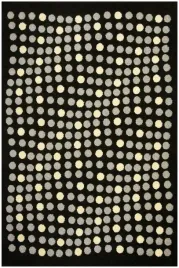 dywan-geometryczny-w-kropki-czarny-szary-kremowy-agnella-funky-133x180-cm